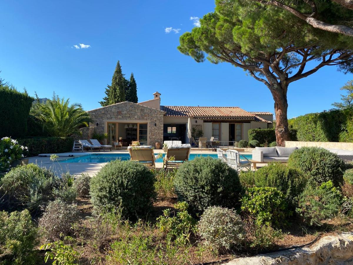 Lovely "Provence" Villa With Sea View, Private Heated Pool, Airco And Beautiful Garden Гримо Екстер'єр фото