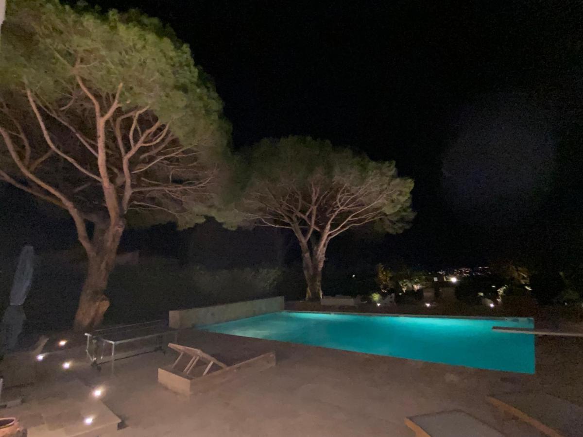 Lovely "Provence" Villa With Sea View, Private Heated Pool, Airco And Beautiful Garden Гримо Екстер'єр фото